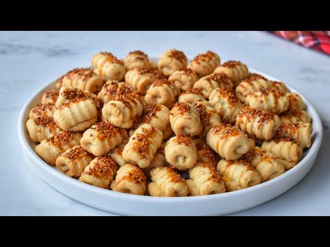 BU KURABİYELERE RESMEN AŞIK OLDUM🙈 ŞEKLİ ŞAHANE LEZZETİ EFSANE NİŞASTALI TUZLU KURABİYE TARİFİ⬆️
