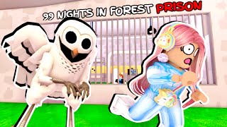 ENFERMÉE DANS LA PRISON DE LA CHOUETTE SURVIVRE 99 NUITS DANS LA FORÊT! ROBLOX MAEVA ESCAPE OBBY