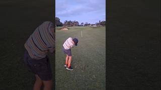 Jamie close to a few birdies but settled for some easy pars #golfrsa #juniorgolf #sakids #pinggolf