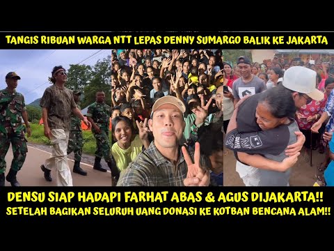 DENNY SUMARGO TAHAN TANGIS LIAT REAKSI ORG2 TERIMA BANTUAN DARI DONASI AGUS, SIAP HDAPI FARHAT ABAS