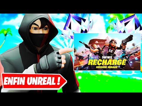 Je PASSE UNREAL en MODE RECHARGE sur FORTNITE !