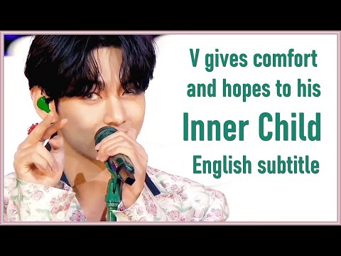 V (BTS) - Inner Child from Map of the Soul ON:E concert [ENG SUB] [Full HD]