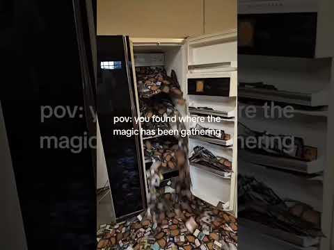 When you found where the magic has been gathering