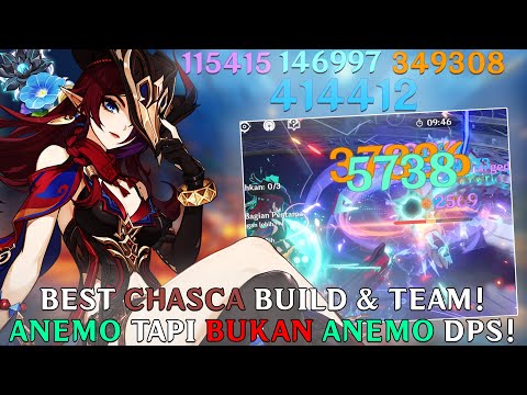 Unique Anemo DPS! Build & Team Terbaik Chasca! | Genshin Impact Indonesia