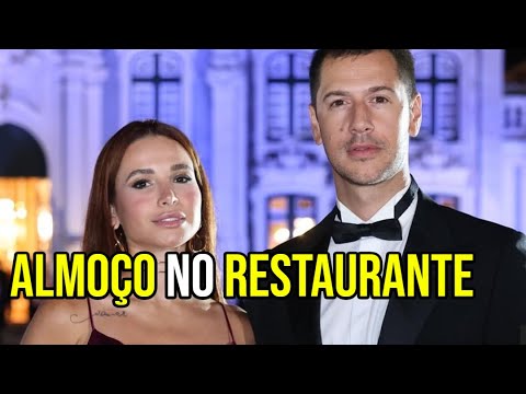 BRUNA GOMES E BERNARDO SOUSA ALMOÇANDO JUNTINHOS NO RESTAURANTE!