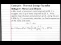 Heat Transfer and Temperature Calculations