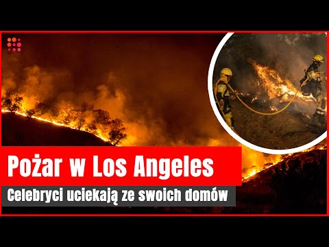 Rekordowy pożar w Los Angeles! Celebryci uciekają ze swoich domów | Gazeta.pl