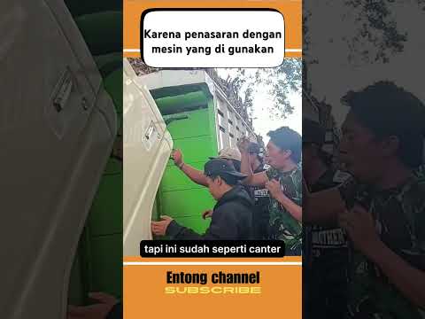 TRUK DINI DI KERUMUNIN BNAYAK DRIVER KARENA PENASARAN MESINNYA #shorts