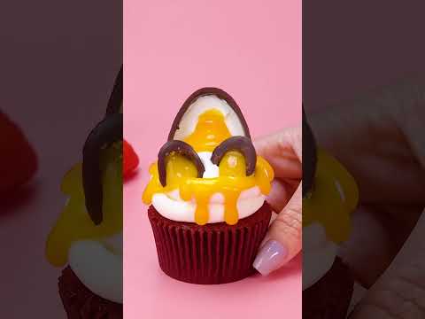 Tasty Eggs Chocolate Cupcake Recipes #shorts