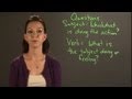 Identifying Subjects and Verbs in Sentences