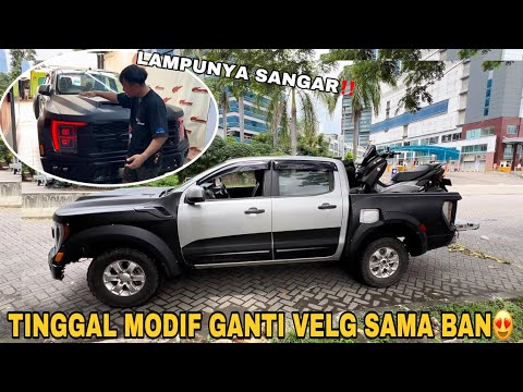 NEKAT KE TILANG POLISI BAWA FORD RANGER‼️PEMASANGAN LAMPU JADI MAKIN SANGAR‼️