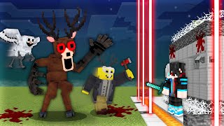 99 Nights Roblox vs Security House Minecraft