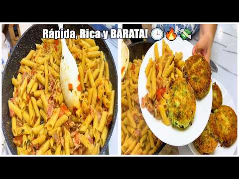 😋Con Pocos Ingredientes Y Mucho Sabor! 👌🏼😍 Pasta Económica Irresistible 😋🔥