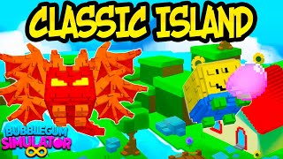 😱 CLASSIC ISLAND В ОБНОВЛЕНИИ BUBBLE GUM SIMULATOR В РОБЛОКС!