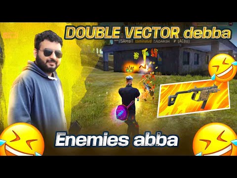 Double Vector Debba Enemies Abba - FreeFire Telugu #freefire #garenafreefire #opgameplay #funnyvideo