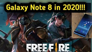 Samsung Galaxy Note 8 FREE FIRE Test in 2020