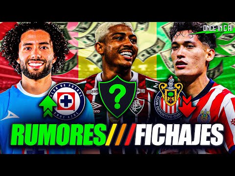 CHINO HUERTA AL CRUZ AZUL | CHIQUETE SE VA DE CHIVAS | RUMORES Y FICHAJES LIGA MX -  CLAUSURA 2025