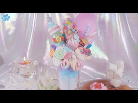 Making a Parfait with Clay _ edible clay