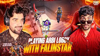 Playing Arbi Lobby with @FalinStarGaming 😱 spending $15000 UC on new ultimate | PUBG mobile