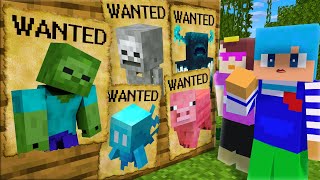 指名手配されたMOBを捕まえたら勝ち！【まいくら / マインクラフト】