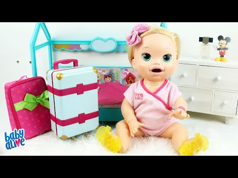 ARRUMANDO A MALINHA DA BABY ALIVE ALICE PARA A VIAJAR novo