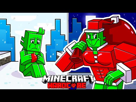 I Survived 1000 DAYS as THE GRINCH in HARDCORE Minecraft! - Happy Adventures Compilation