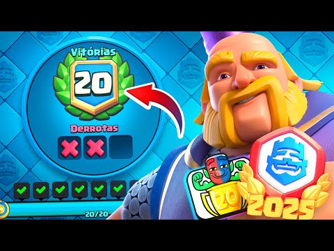 VENCI o Desafio das 20 Vitórias com o DECK nº1 de GIGANTE REAL!