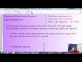 Slope Intercept Word Problems Challenge