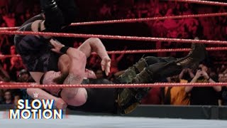 WWE Raw Braun Strowman vs Big Show en ca;mara lenta