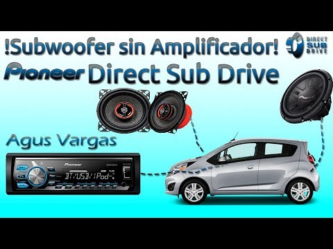 Conectar un subwoofer sin amplificador | Pioneer Direct Sub Drive | Instalacion y configuracion
