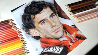 Drawing Ayrton Senna | lthedrawing