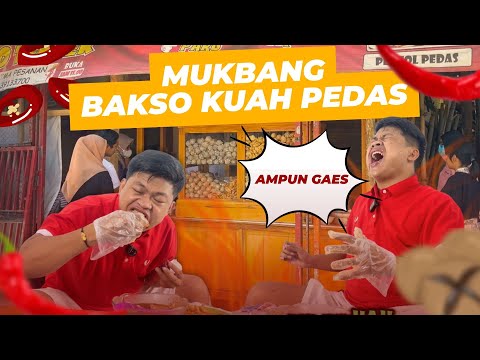 GILA!! MUKBANG BAKSO TENDEK KUAH PEDES, BIKIN KALAP!!