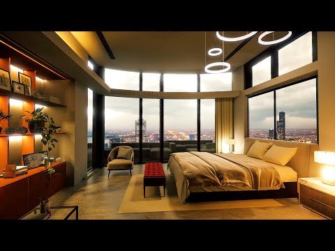 🎧 Cozy High-Rise Apartment Sleep Sounds | Distant Thunderstorm for Instant Sleep