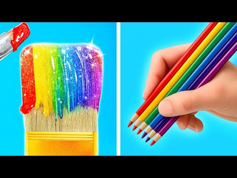 Défi d'art arc-en-ciel ! 🌈✨ Qui peut créer le chef-d'œuvre le plus coloré ? par 123 GO! CHALLENGE
