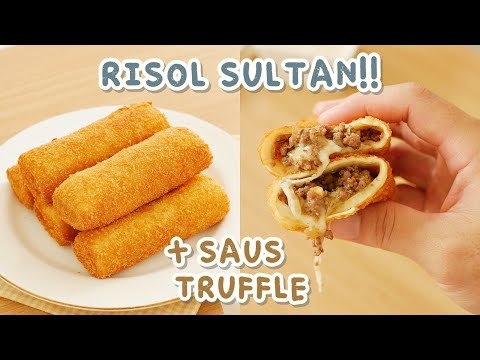 Bikin Sendiri RISOL SULTAN!! RISOLES WAGYU + Saus Truffle!! LEBIH PUAS!!