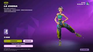 Zoey (K-pop Demon Hunters) bailando La Chona | Fortnite (nuevo emote oficial)