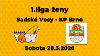 2025-26 1.liga Sadské Vosy - KP Brno B