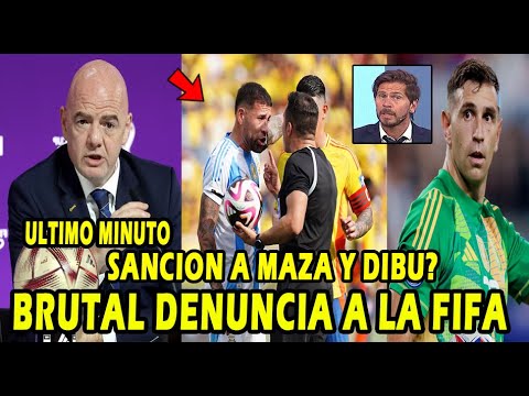 ULTIMO EXPLOTA FIFA!! SANCION SACUDE MAZA Y ARGENTINA Y DIBU