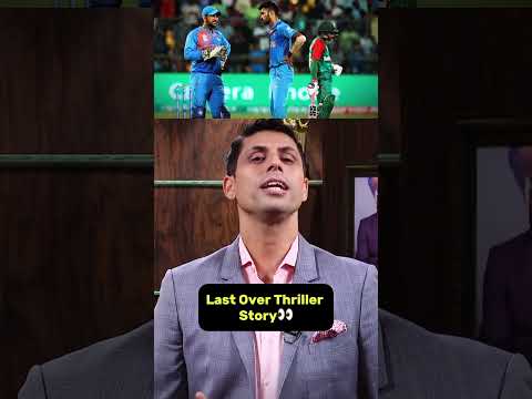 Ashish Nehra On Last Over Thriller Ind vs Ban 👀 #shorts