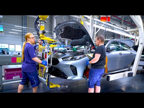 The assembly of the all-new BMW 2 Series Gran Coupé at the BMW Group Plant Leipzig.