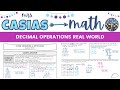 Decimal Operations in Real World Scenarios