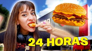 24 HORAS COMIENDO EN  MOSTAZA
