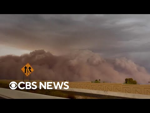 YouTube video thumbnail: Massive Dust Storm Engulfing Phoenix, Burning Man Festival Captured in Videos