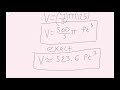 Volume and Surface Area Concepts