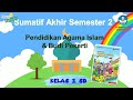 Kuis Pendidikan Agama Islam dan Budi Pekerti