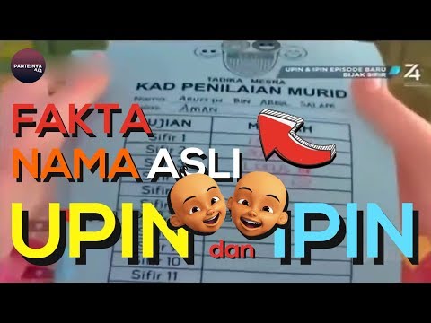 Nama Asli UPIN, IPIN dan KAK ROS