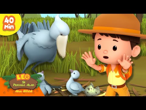 IBU BURUNG MEMBERI MAKAN ANAK-ANAKNYA! 🐓🐣 | Burung-Burung Besar | Leo Si Penjaga Alam | Kartun Anak