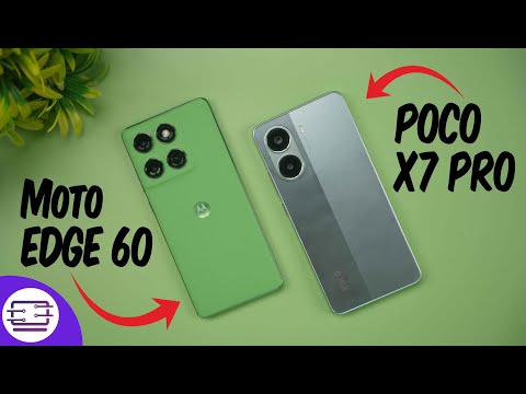 Moto Edge 60 vs Poco X7 Pro Speedtest Comparison | AnTuTu | Geekbench