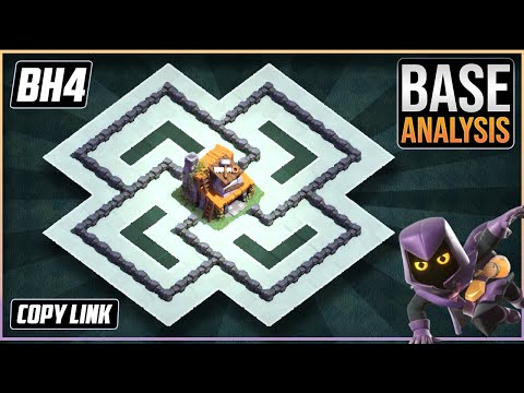 THE BEAST BH4 TROPHY[defense] Base 2024!! Builder Hall 4 Trophy Base Design with Copy Link – COC