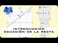 Introduction to the Equation of a Line